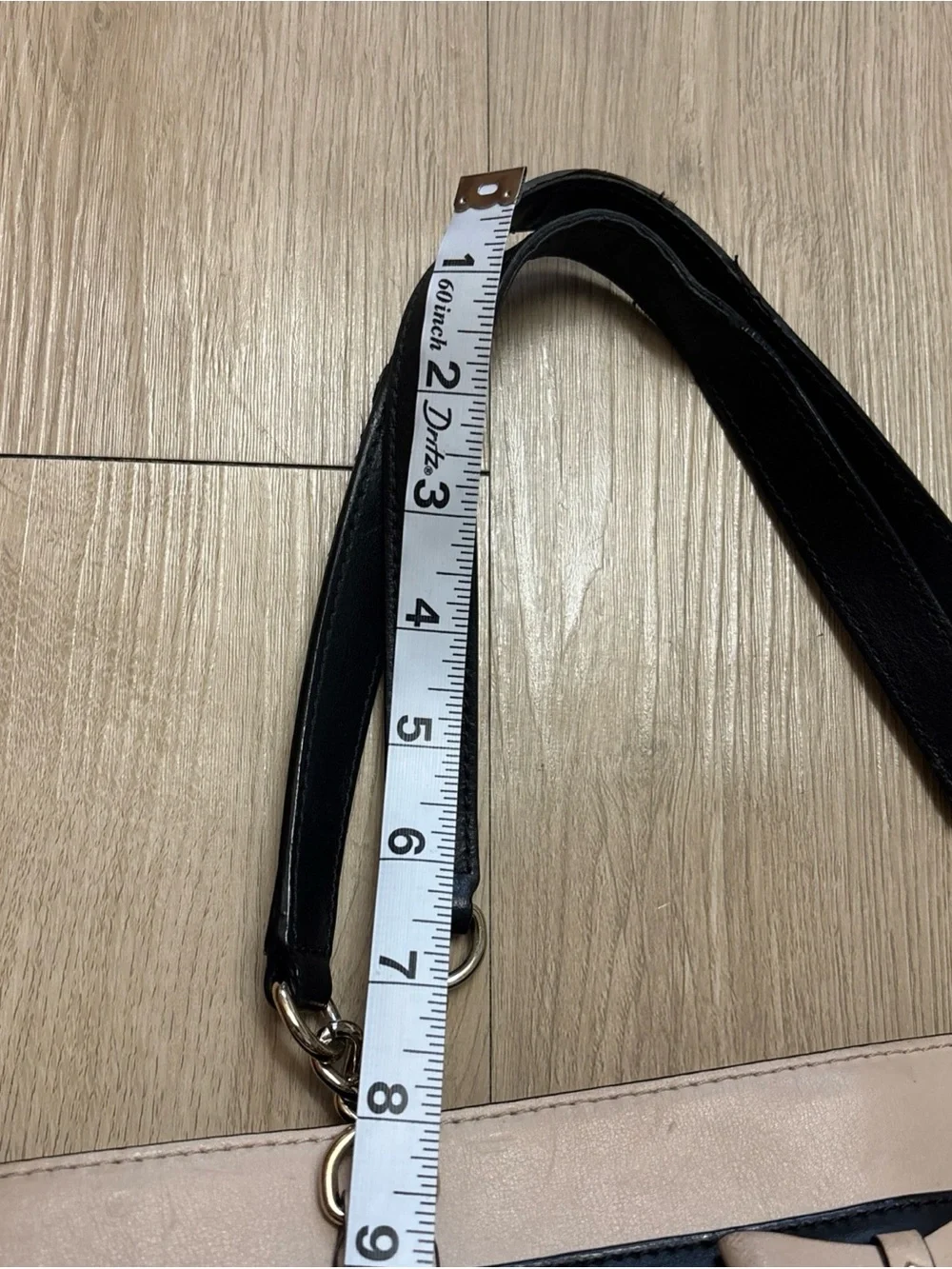kate spade Black and Cream Leather Tote with Bow Accent
